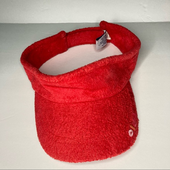 Old Navy | Girls Terrycloth Red Viser - Picture 1 of 5